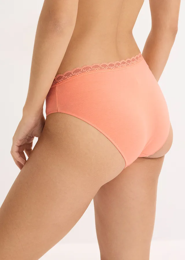 Slip met kant (set van 5) • zwart+bruin+petrolgroen+soft papaya • product-page.page-title-suffix
