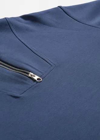 Bluză casual din material moale cu viscoză • bleumarin • magazin bonprix