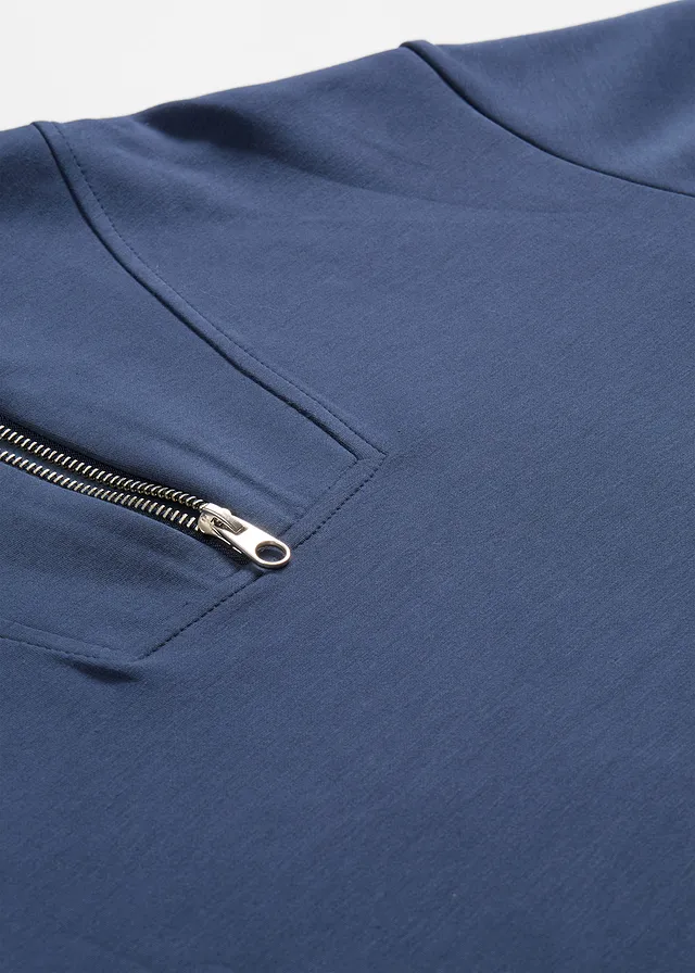 Sweat-shirt doux en matière néoprène • bleu foncé • product-page.page-title-suffix