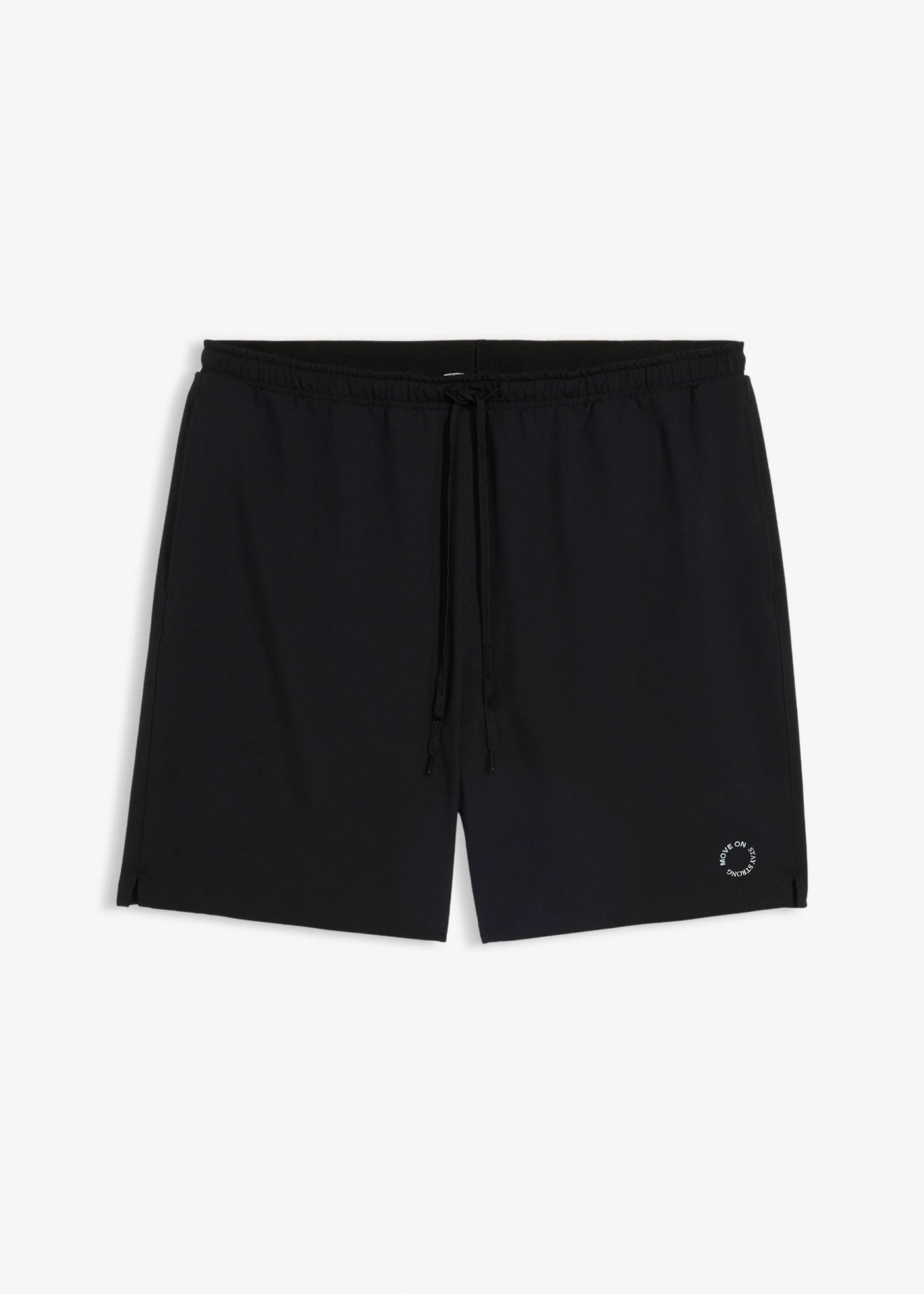 Pantaloni scurți sport din material subțire, pentru bărbați • negru • magazin bonprix