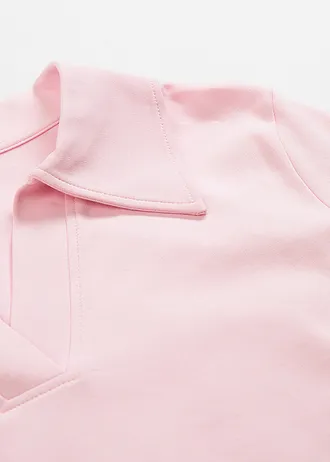 Polo tričko z čistej bio bavlny • krištáľovo ružová • obchod bonprix