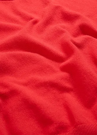 Jemne pletený pulóver • jahodová • obchod bonprix