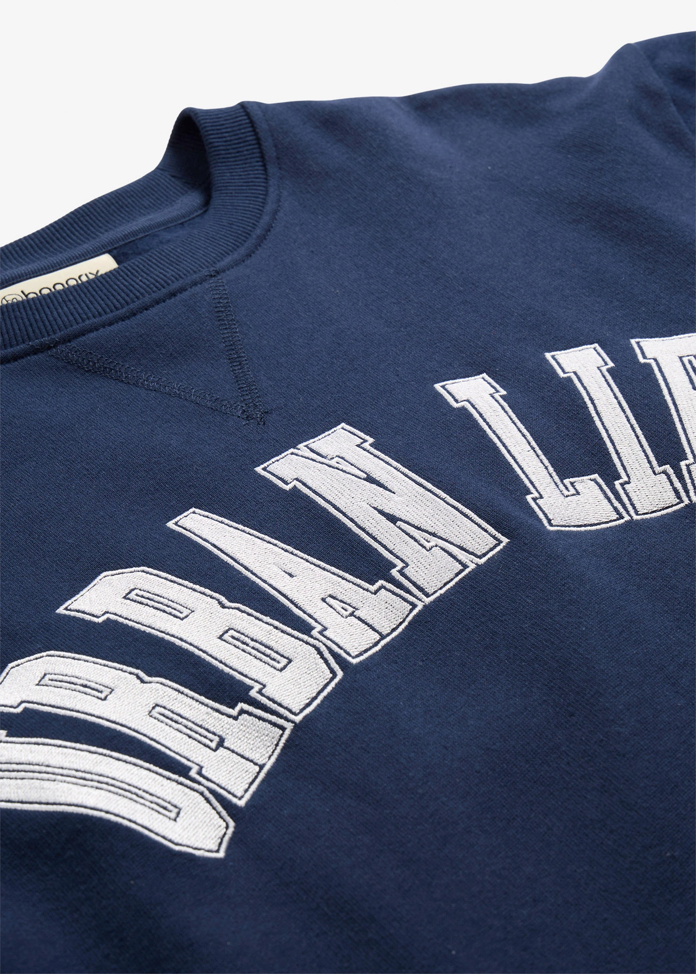 Sweat oversize 100% coton • bleu foncé • Boutique bonprix