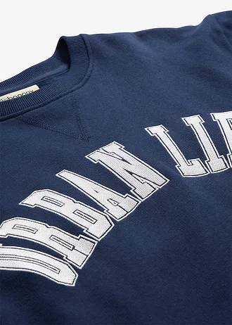 Sweat oversize 100% coton • bleu foncé • Boutique bonprix