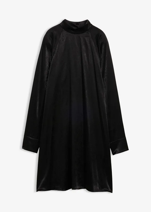 Robe en viscose majoritaire • noir • Boutique bonprix