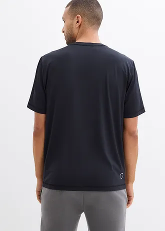 T-shirt de sport texturé • noir • Boutique bonprix