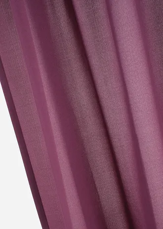 Gordijnen van microvezel (2 stuks), Kleur: aubergine