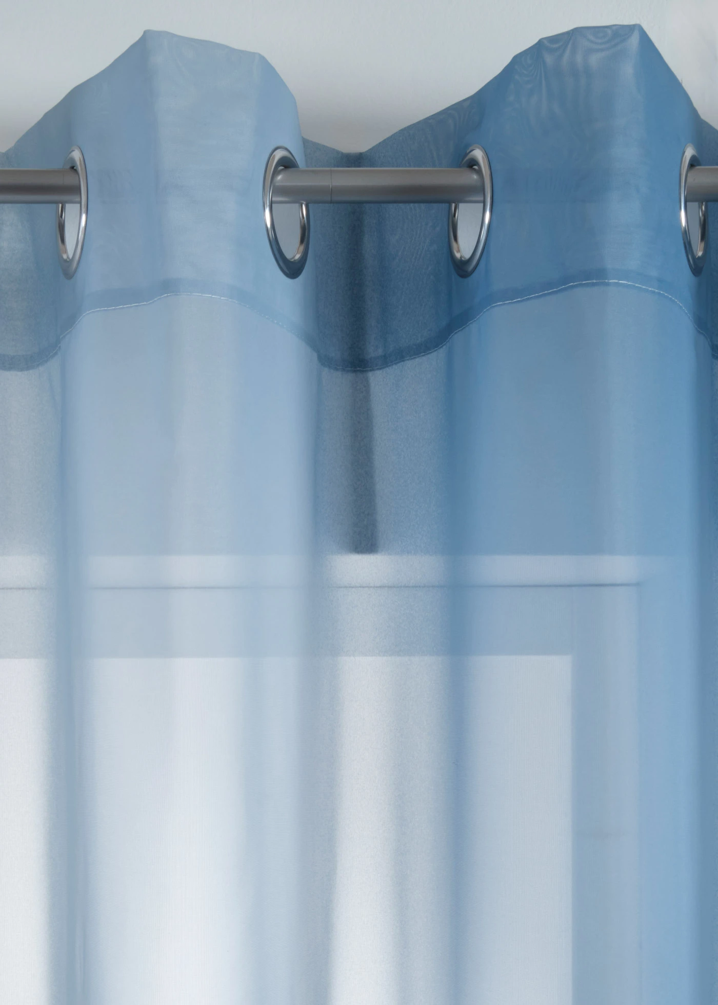 Függöny vékony voile anyagból, extra hosszú méretekben is (2 db-os csomag) • világoskék • bonprix áruház