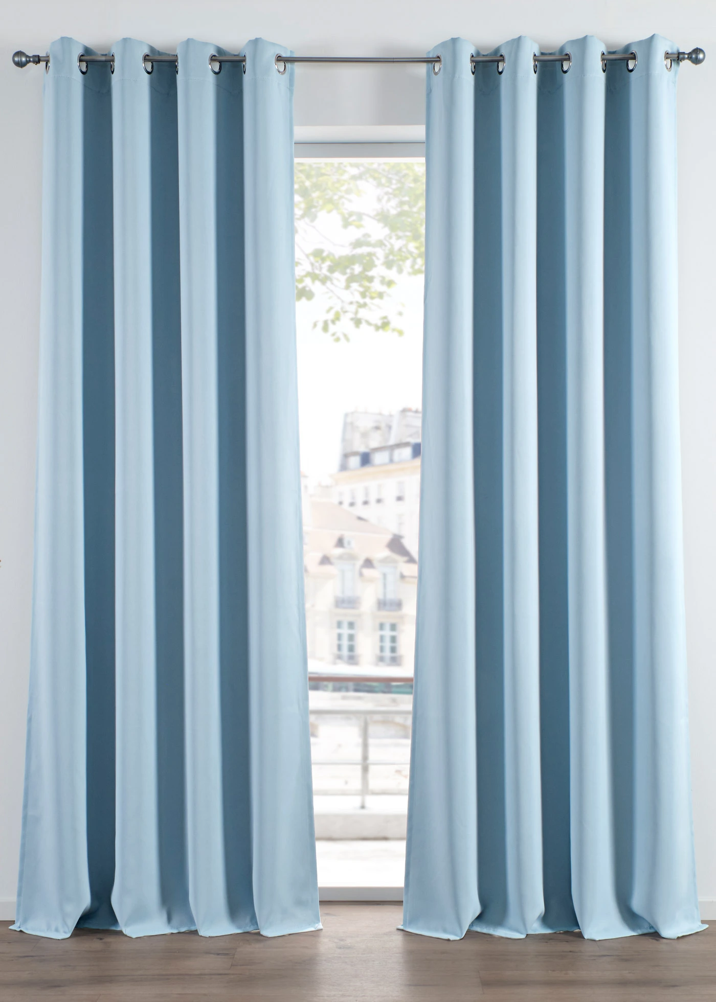 Rideau obscurcissant (1 pce), nombreuses tailles • bleu poudré • Boutique bonprix