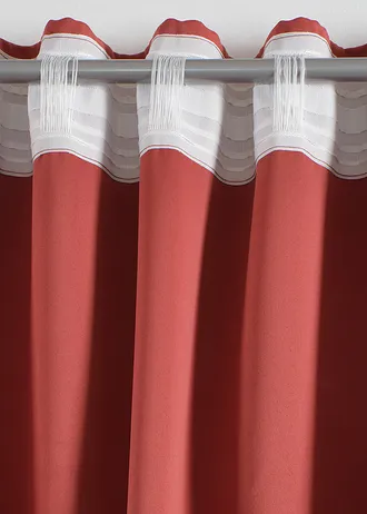 Rideau obscurcissant (1 pce), nombreuses tailles • brun marsala • Boutique bonprix