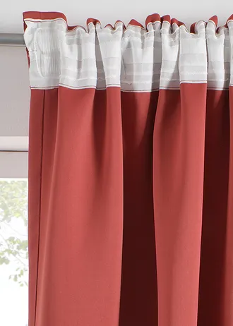 Rideau obscurcissant (1 pce), nombreuses tailles • brun marsala • Boutique bonprix