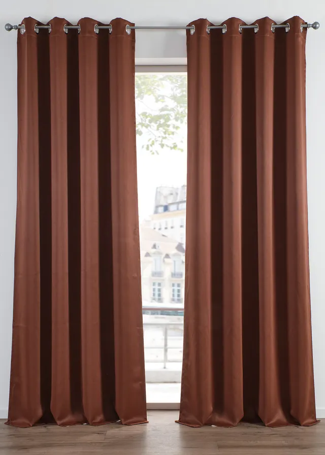 Rideau obscurcissant (1 pce), nombreuses tailles • marron foncé • Boutique bonprix