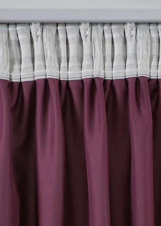 Lot de 2 rideaux en microfibre • aubergine • Boutique bonprix