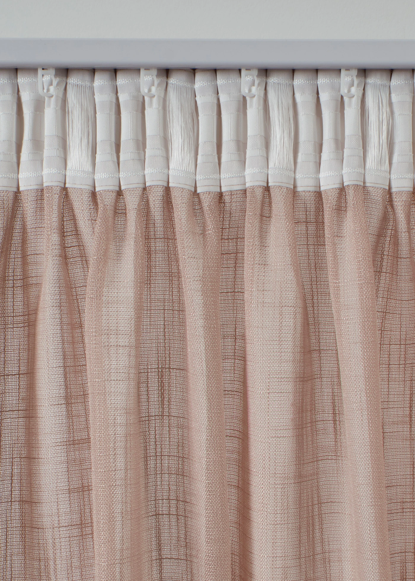 Lot de 2 rideaux texturés • taupe clair • Boutique bonprix