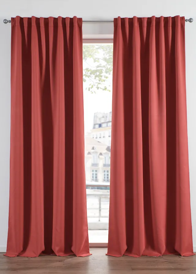 Rideau obscurcissant (1 pce), nombreuses tailles • brun marsala • Boutique bonprix
