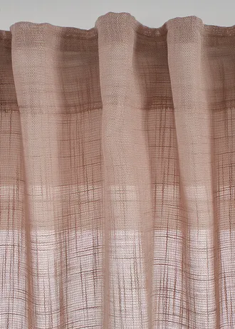 Lot de 2 rideaux texturés • taupe clair • Boutique bonprix