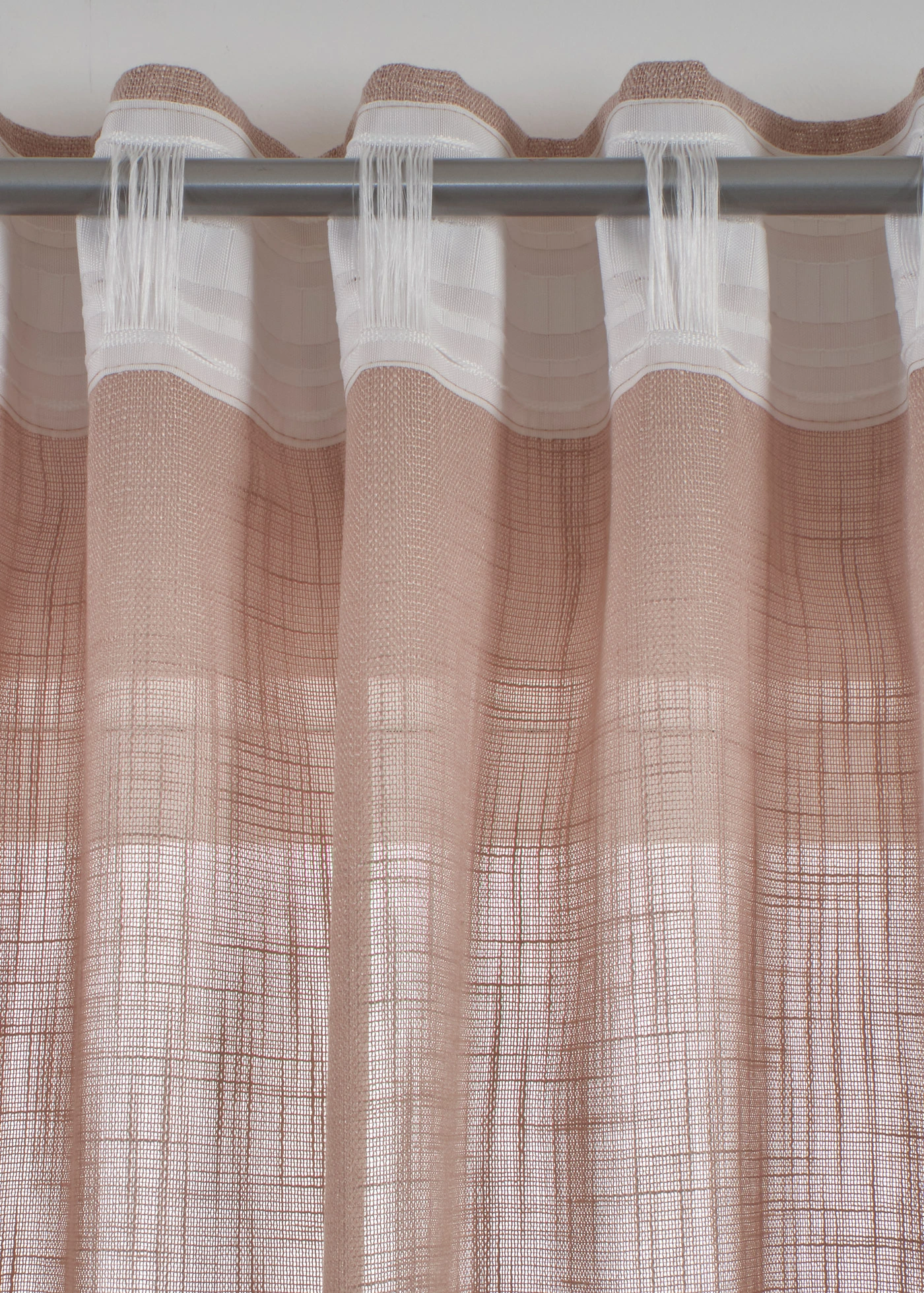 Lot de 2 rideaux texturés • taupe clair • Boutique bonprix