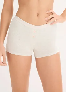 Dámske boxerky (4 ks) • prírodná melírovaná + jemná ružová + biela • obchod bonprix