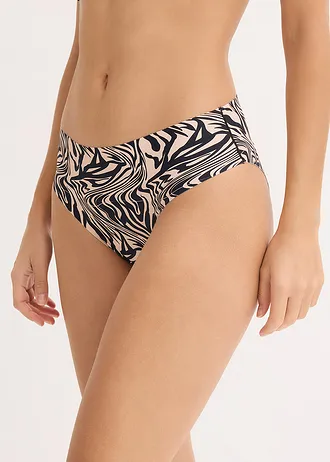 Maxislip (set van 4), Kleur: zebraprint zwart