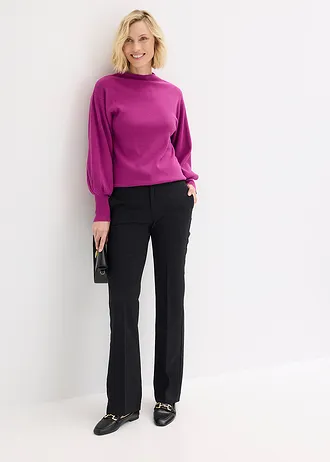 Pantalon à pinces féminin • noir • Boutique bonprix