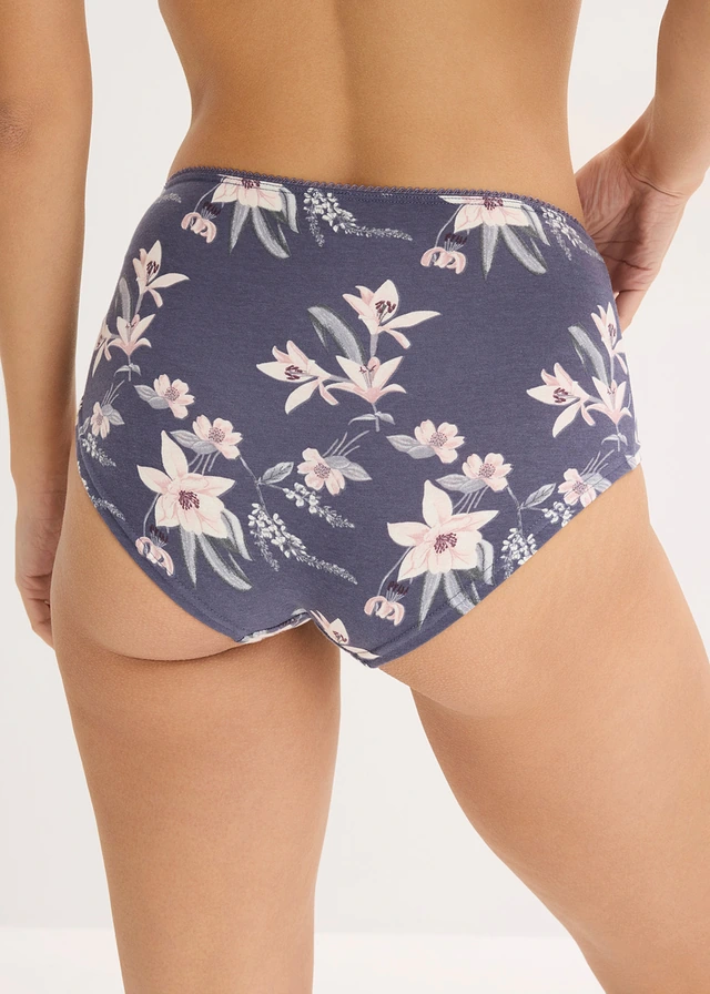 Maxi hipster (set van 4) • lichtroze+vlierbes+bosbes met print • product-page.page-title-suffix