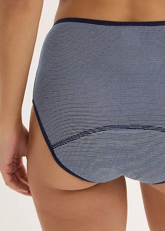 Menstruační bokové maxikalhotky se střední savostí (3 ks v balení) • námořnická modrá s proužky + námořnická modrá • bonprix obchod