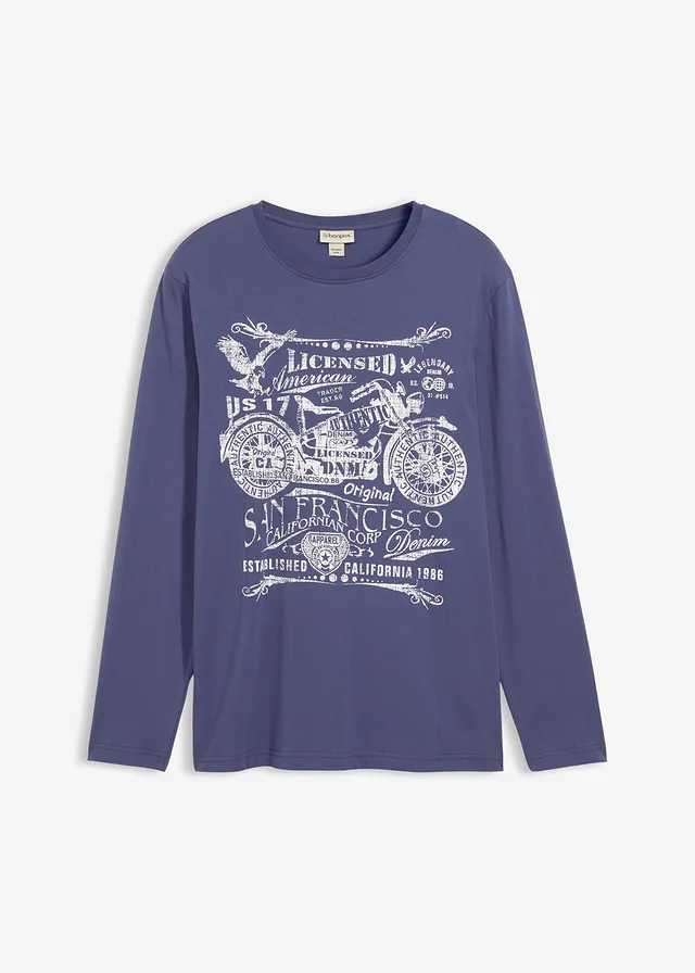 T-shirt manches longues 100% coton