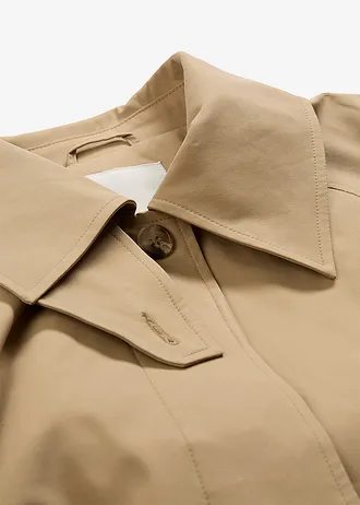 Trenčkot s pútkami • khaki hnedá • obchod bonprix