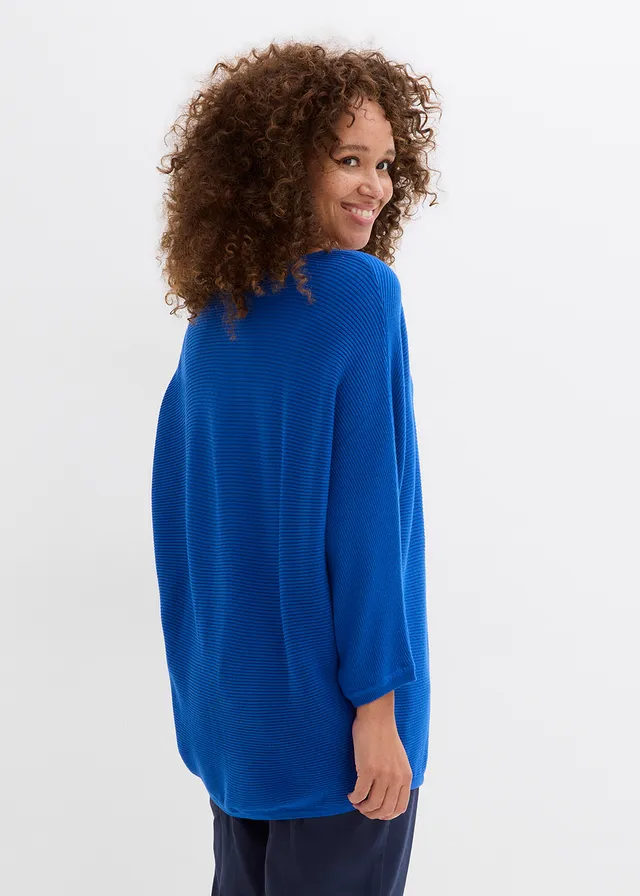 Pull côtelé oversize • bleu arctique • product-page.page-title-suffix