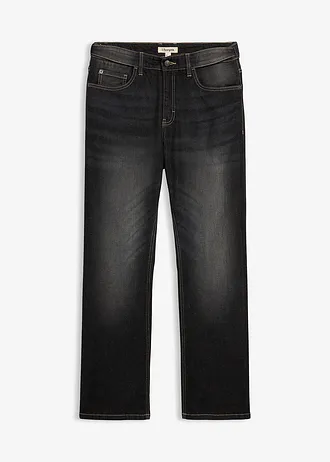 Classic fit stretchjeans met comfortabele tailleband, bootcut