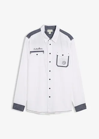 Chemise manches longues 100% coton