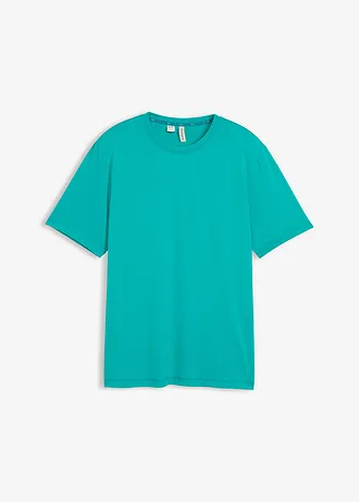 T-shirt de sport texturé, Couleur: émeraude