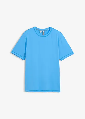 T-shirt de sport texturé, Couleur: bleu brillant