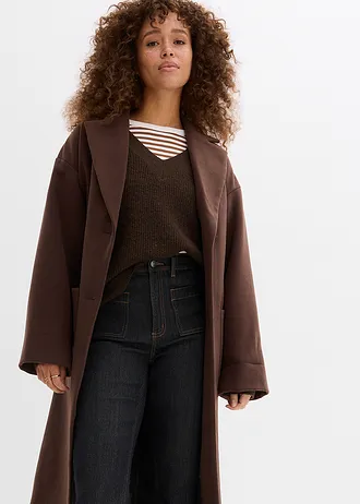 Dżinsy o kroju bootcut, high waist, z wygodnym pasem • czarny denim • sklep bonprix