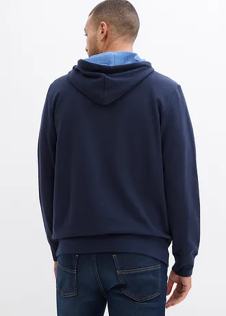 Hoodie • donkerblauw gestreept • bonprix online shop