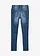 Skinny fit stretch jeans met verstelbare band, straight, Kleur: blauw denim