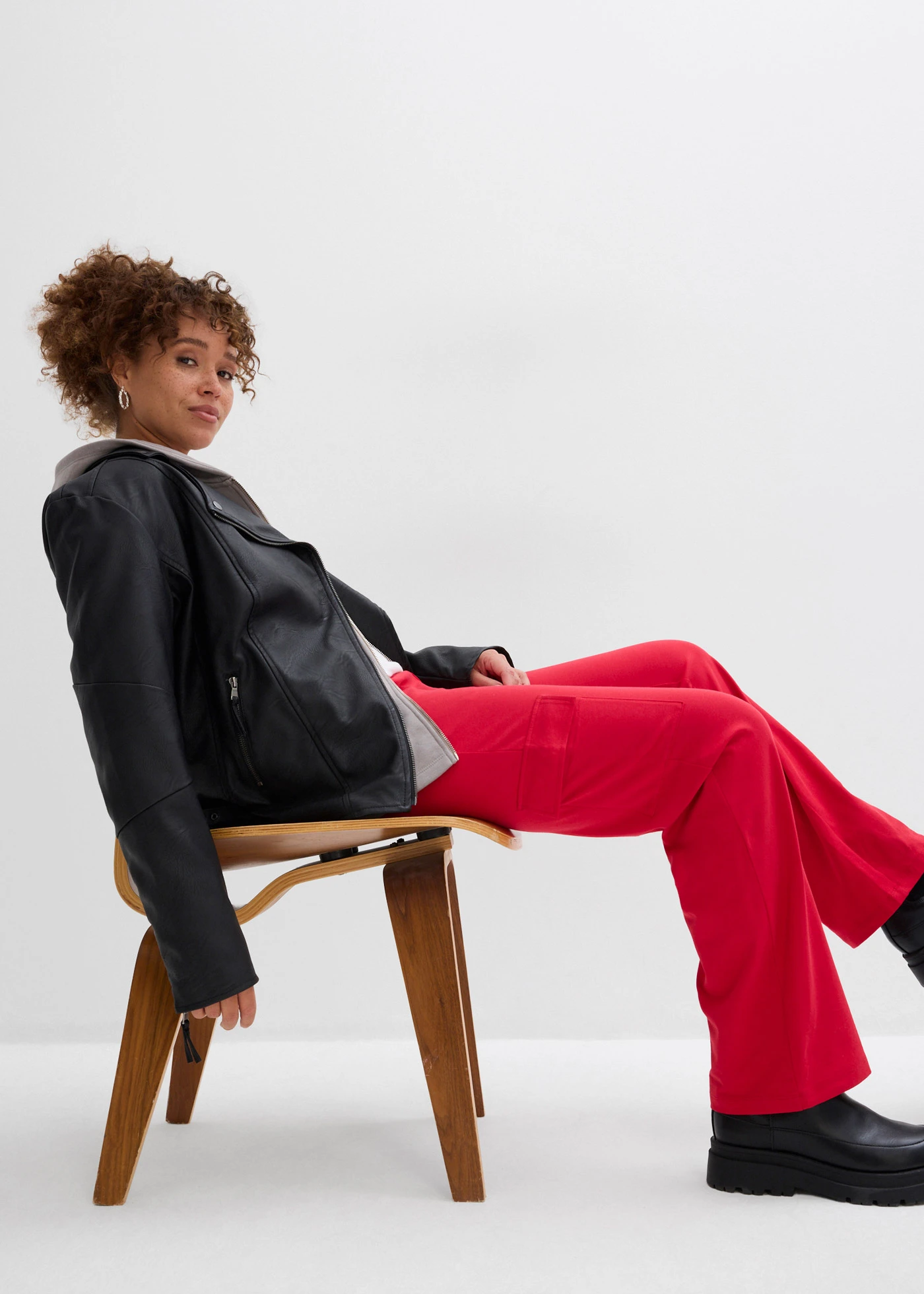 Pantalon de jogging extensible • rouge • Boutique bonprix