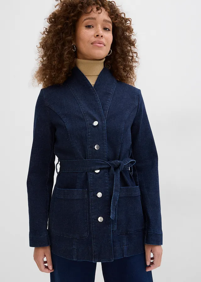 Veste en jean avec ceinture • bleu foncé denim • product-page.page-title-suffix
