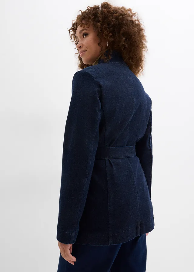 Veste en jean avec ceinture • bleu foncé denim • product-page.page-title-suffix