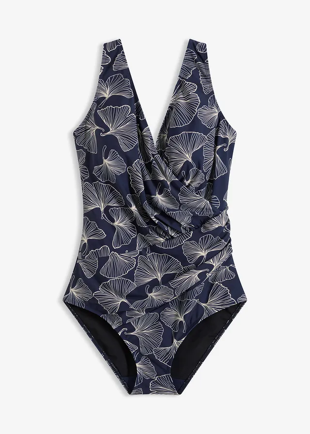 Maillot 1 pièce sculptant et croisé, maintien modéré