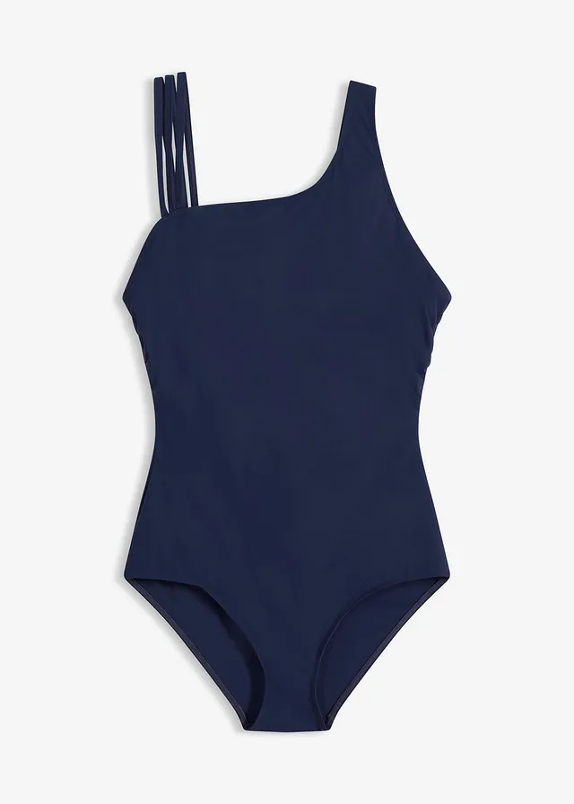 Maillot sculptant une épaule, maintien léger