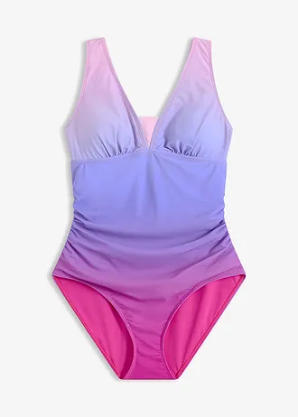 Medium corrigerend badpak met plooitjes • bessen • bonprix online shop