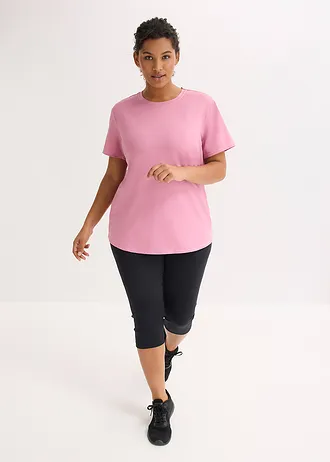 Tricou sport larg cu aspect texturat, culoare: mov