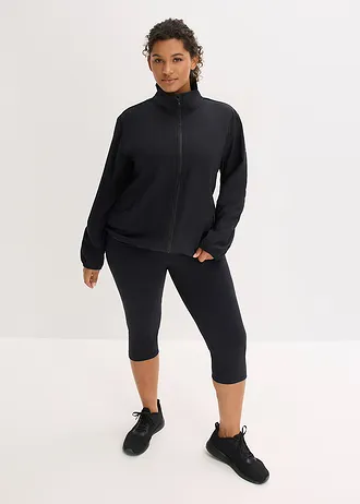 Lehká sportovní bunda, rychleschnoucí, barva: černá