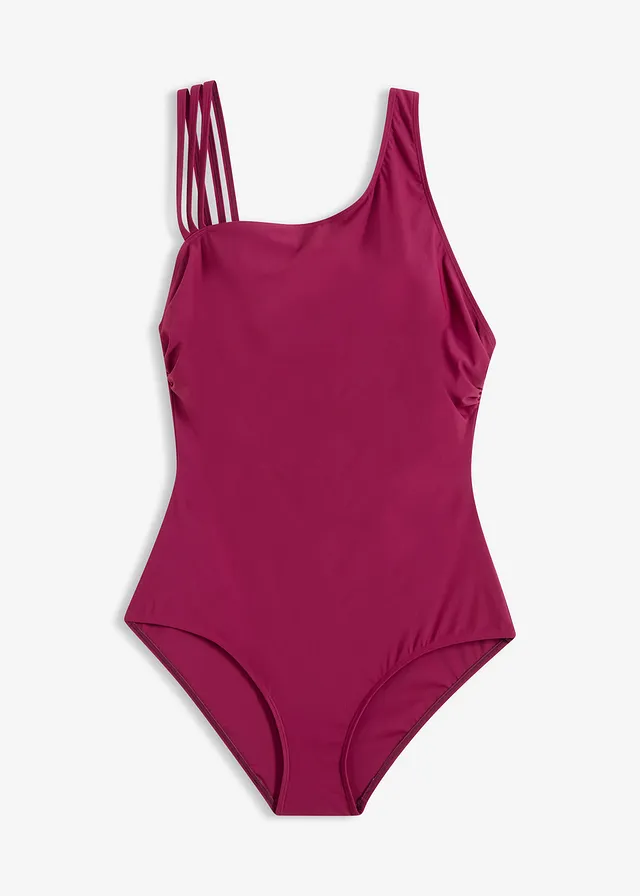 Maillot sculptant une épaule, maintien léger