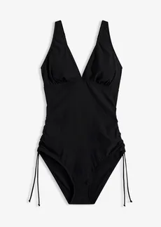 Costum de baie cu șiret și efect modelator ușor