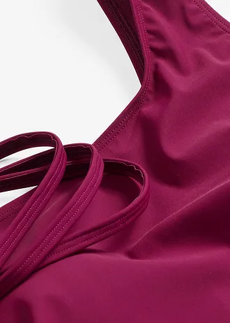 Licht corrigerend one shoulder badpak • bessen • bonprix online shop