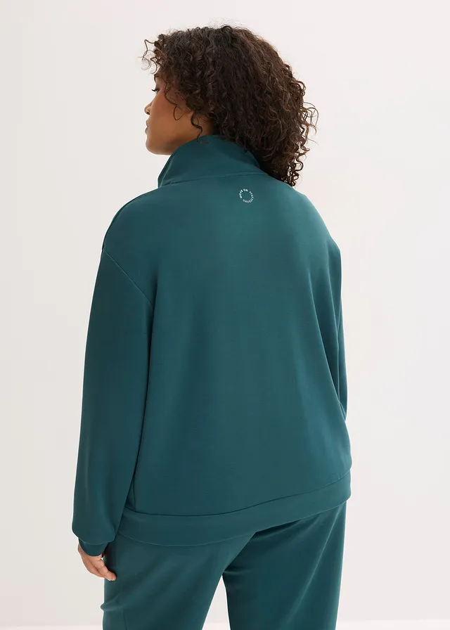 Ultrasofte outdoor jas met modal, Kleur: petrolgroen
