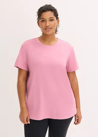 Tricou sport larg cu aspect texturat, culoare: mov