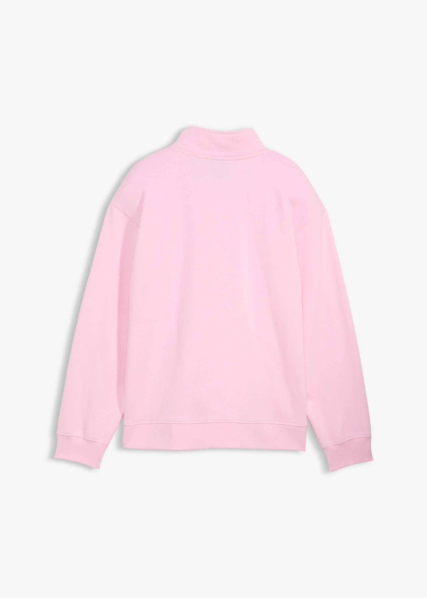 Sweat zippé 100% coton • rose cristal-blanc nacré • Boutique bonprix